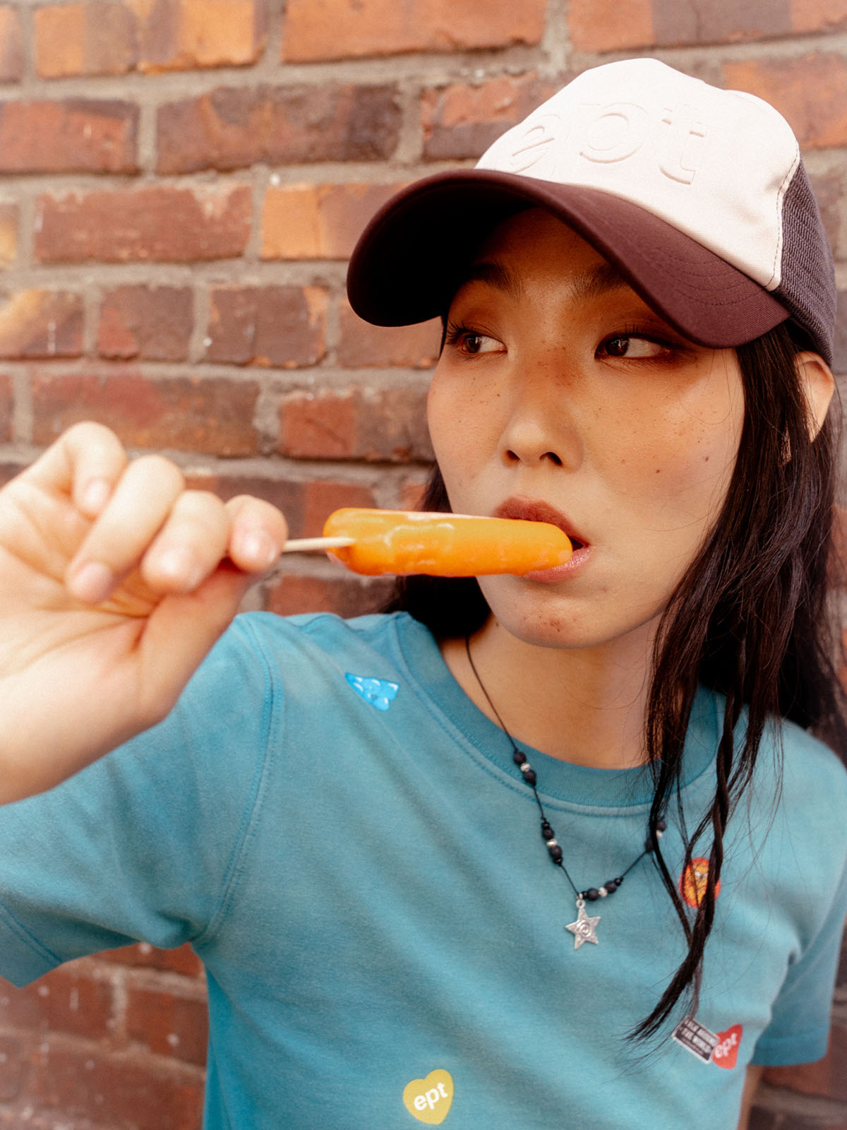 Washed Sticker T-Shirt (Green)