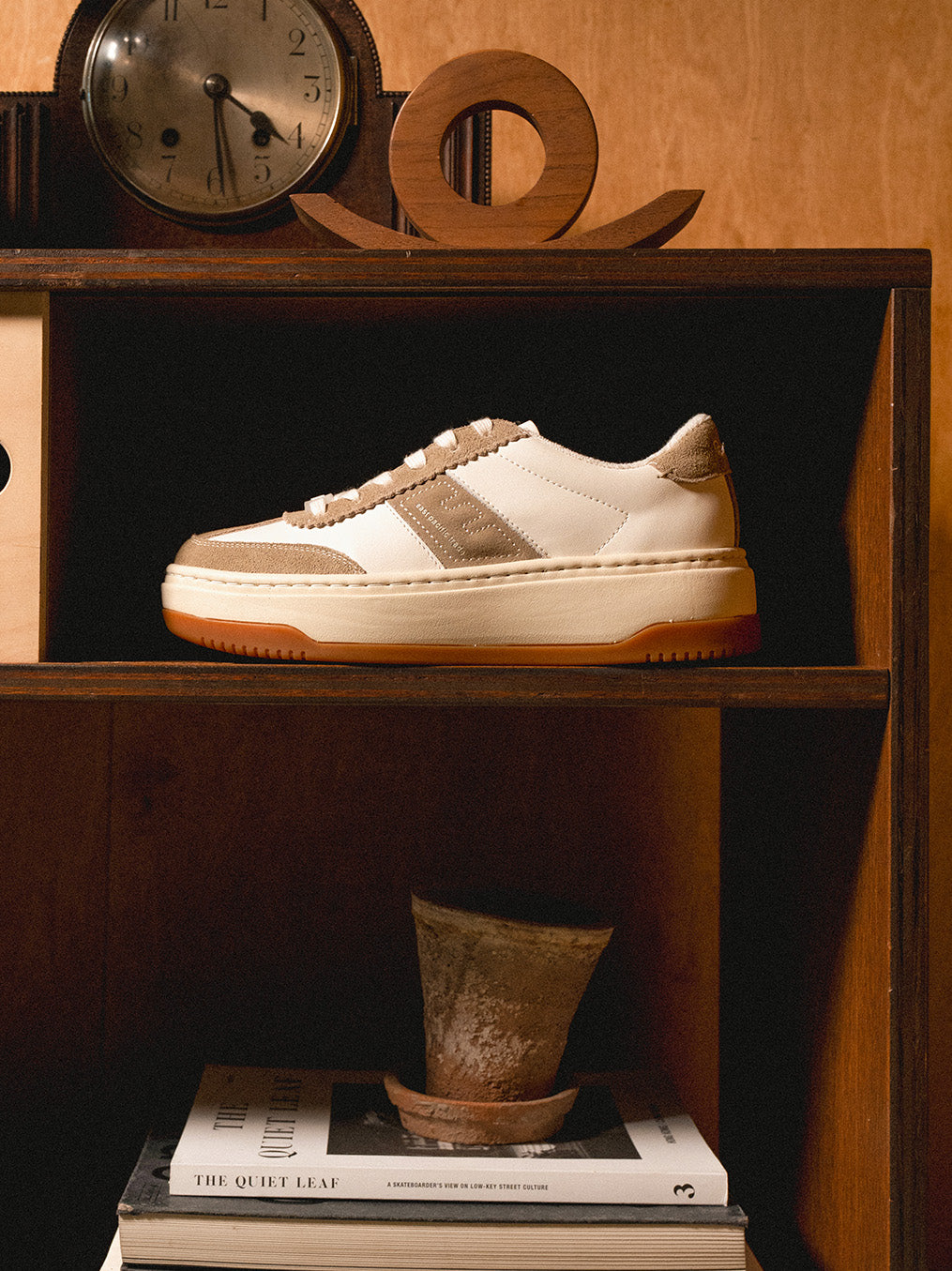 Santos High (Beige/White)
