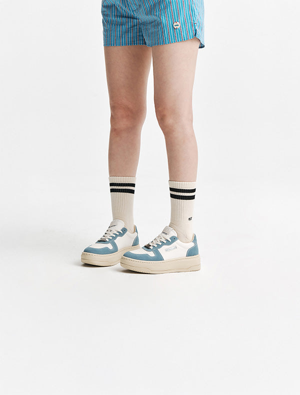 Court High (Blue/Off White)