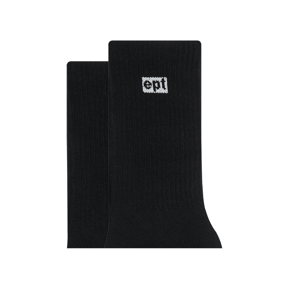 Classic Box Logo Socks (Black)