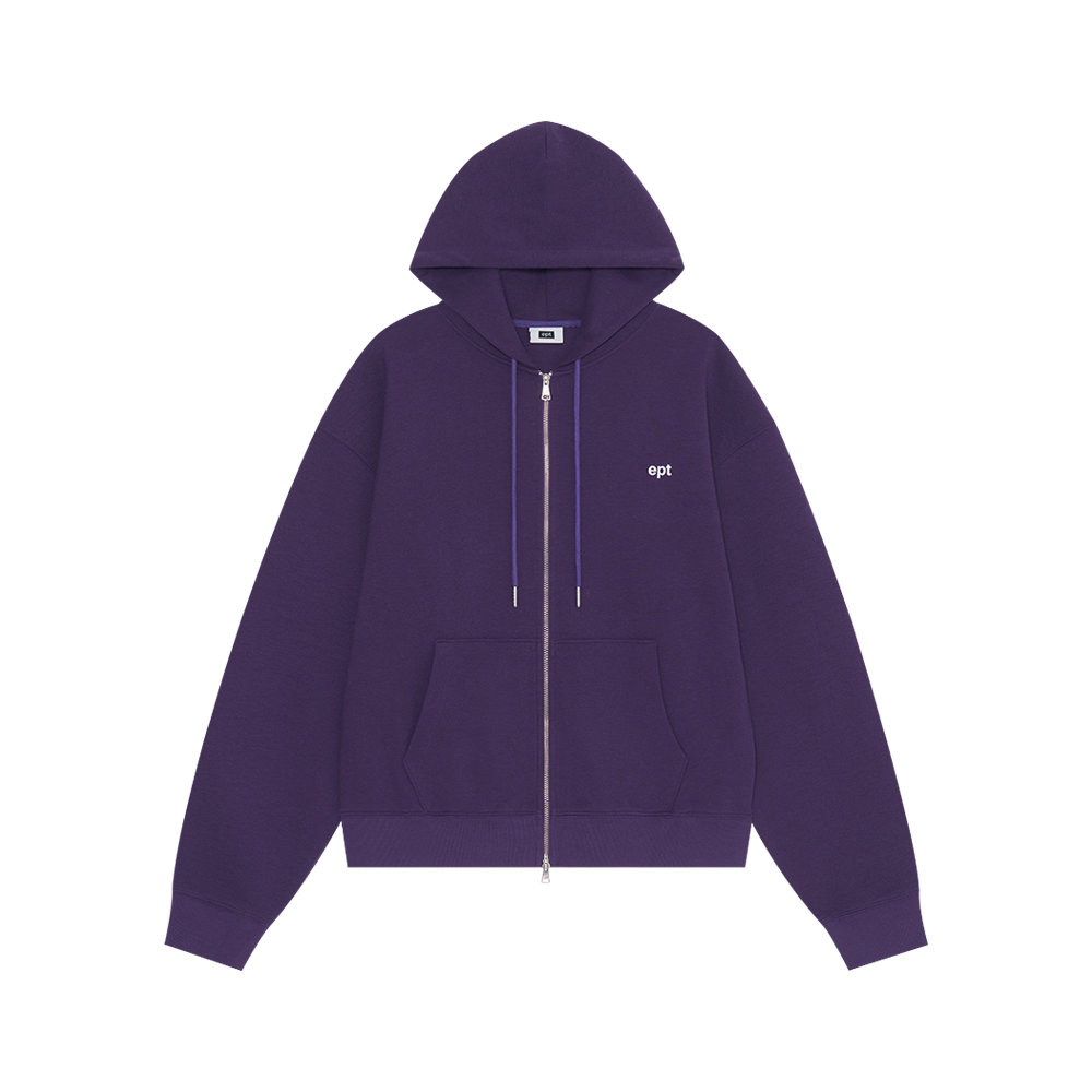 Classic Logo Hoodie Zip up (Purple)