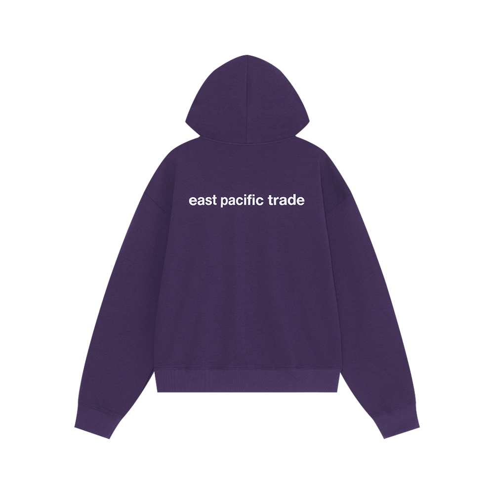 Classic Logo Hoodie Zip up (Purple)
