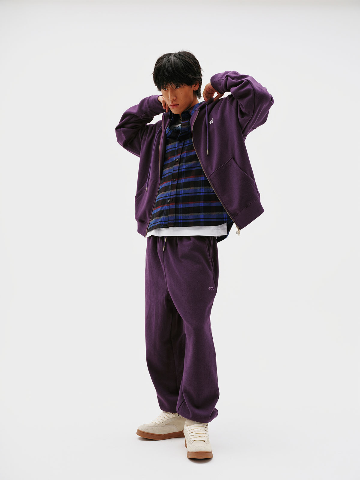 Classic Logo Sweat Pants (Purple)