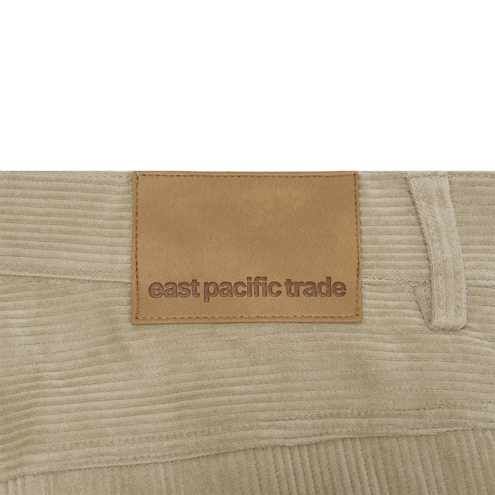 Corduroy Baggy Pants (Beige)
