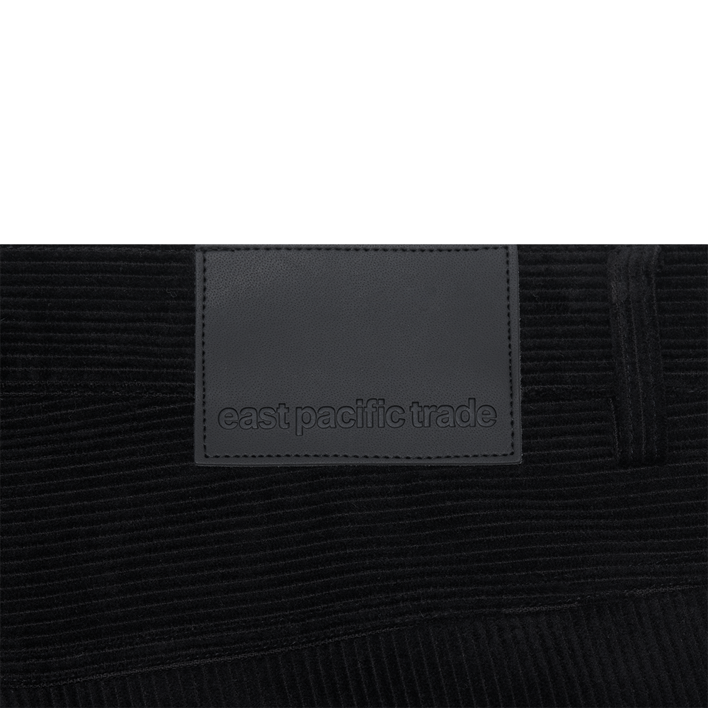 Corduroy Baggy Pants (Black)