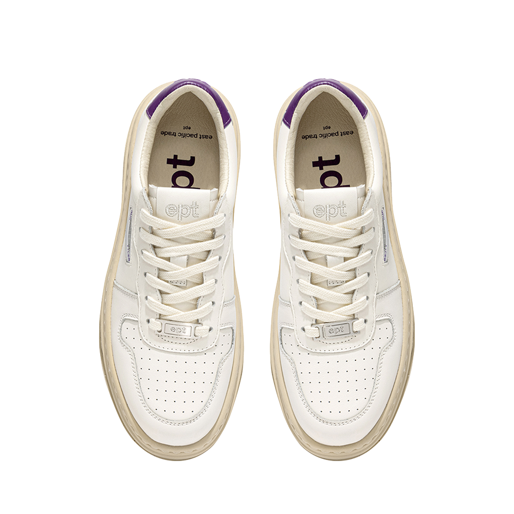 Court High (Off White/Purple)