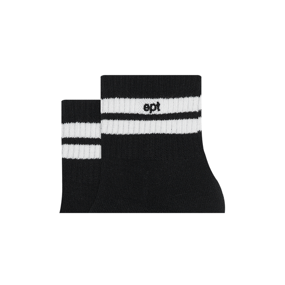 Double Line Socks (Black)