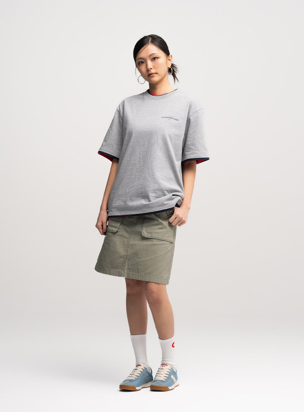 Layered T-Shirt (H/Grey)