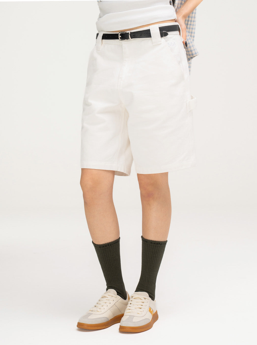 Oxford Work Shorts (White)