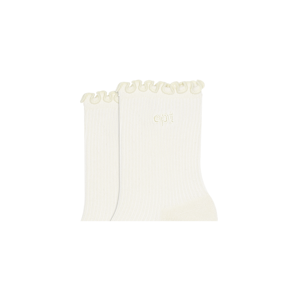 Ruffle Socks (Cream)