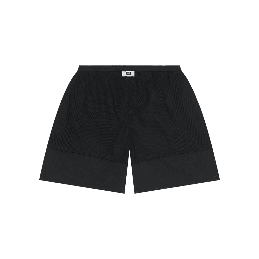 Studded Nylon Shorts (Black)