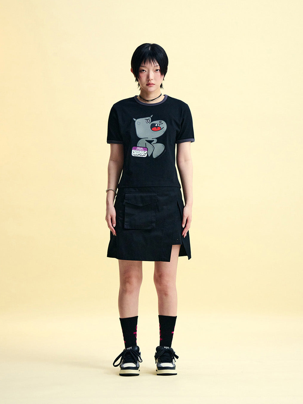 Fat Tongue (Black/Grey)