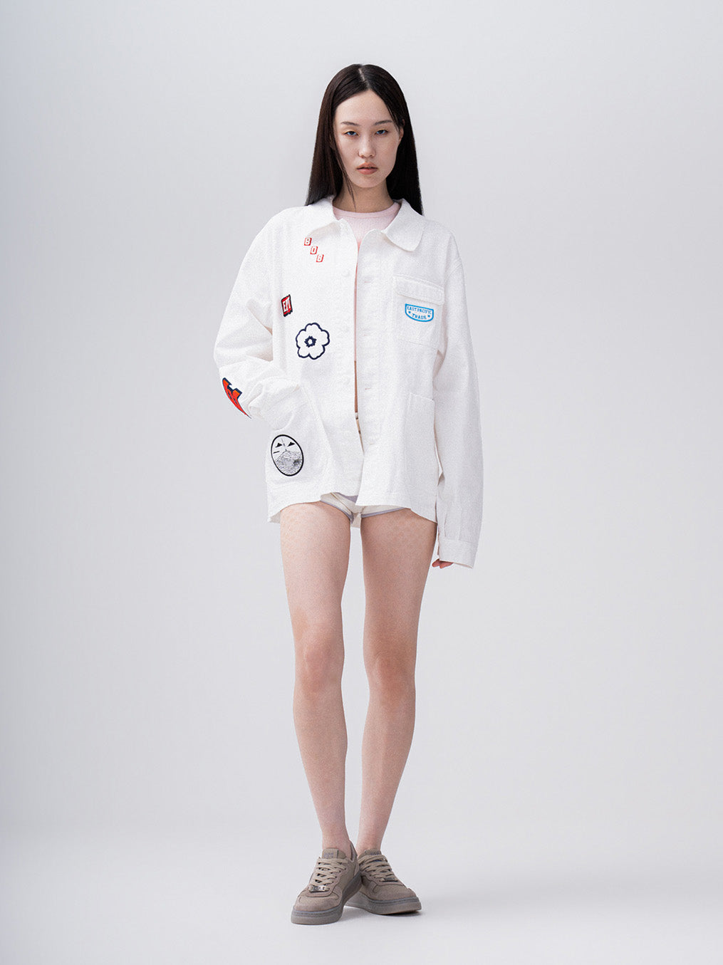 French Work Jacket (Ivory)