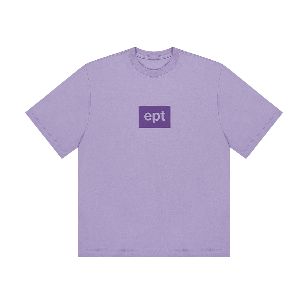 Front Box Logo T-Shirt (Purple)