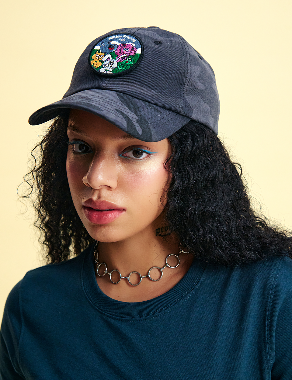 NF Velcro Patch 6P Cap (Black)