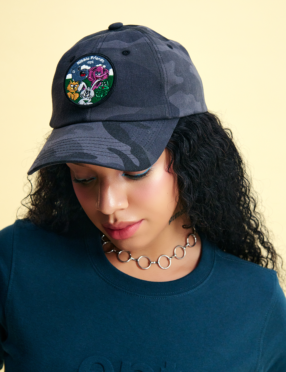 NF Velcro Patch 6P Cap (Black)