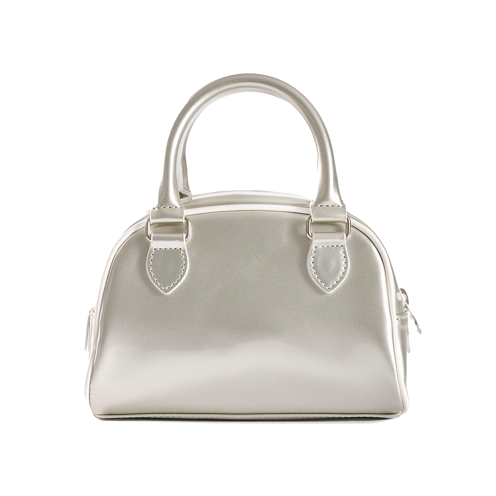 Mini Handle Bag (Silver)