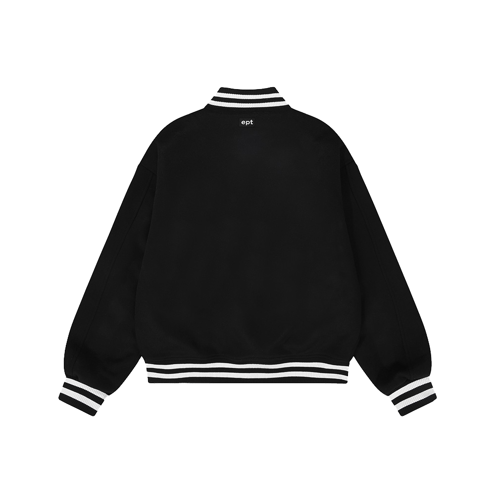Nibble Varsity Jacket (Black)