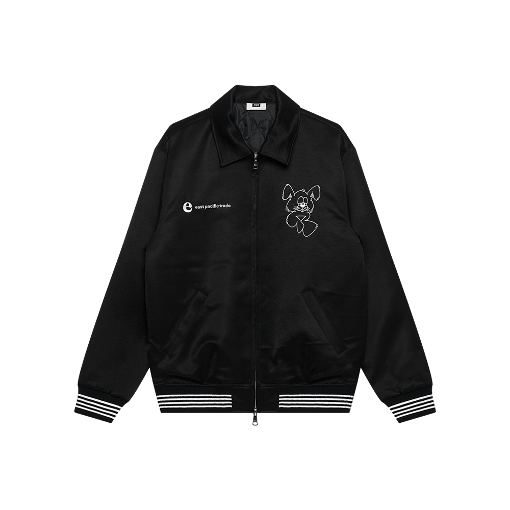 Nibble Satin Jacket (Black)