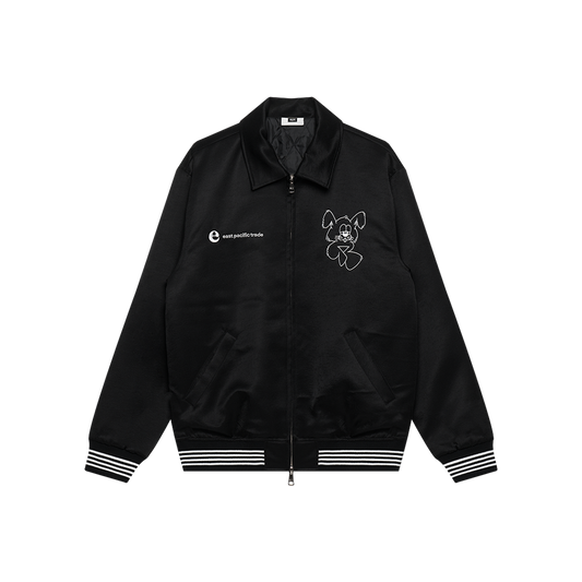 Nibble Satin Jacket (Black)