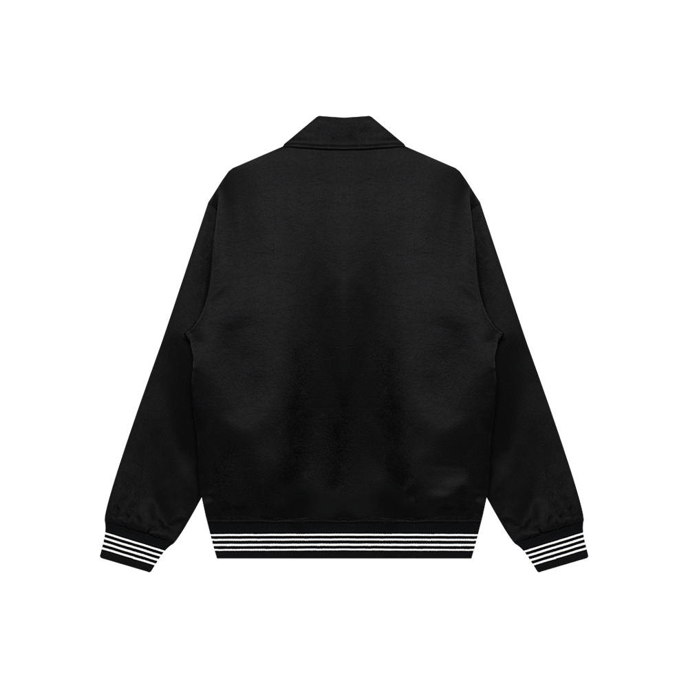Nibble Satin Jacket (Black)