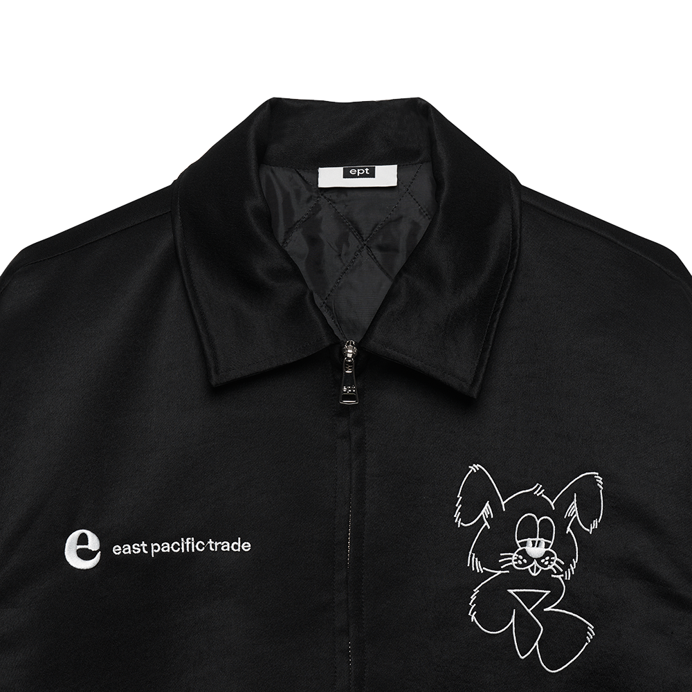 Nibble Satin Jacket (Black)