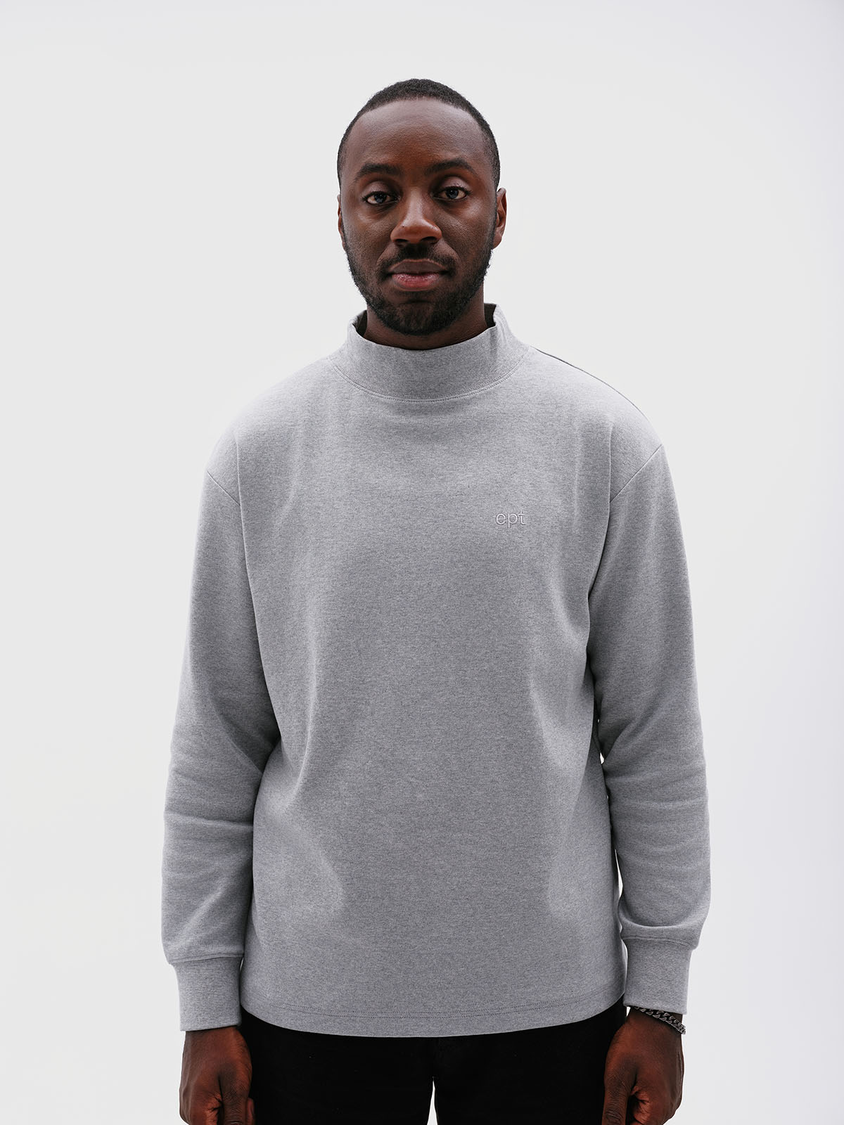 Sel Classic Logo Mock Neck (8% Melange)