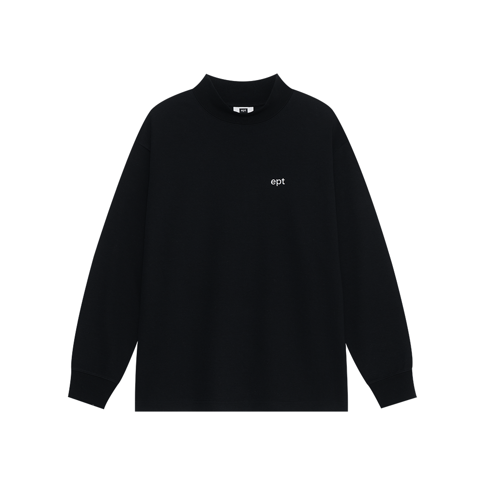 Sel Classic Logo Mock Neck (Black)