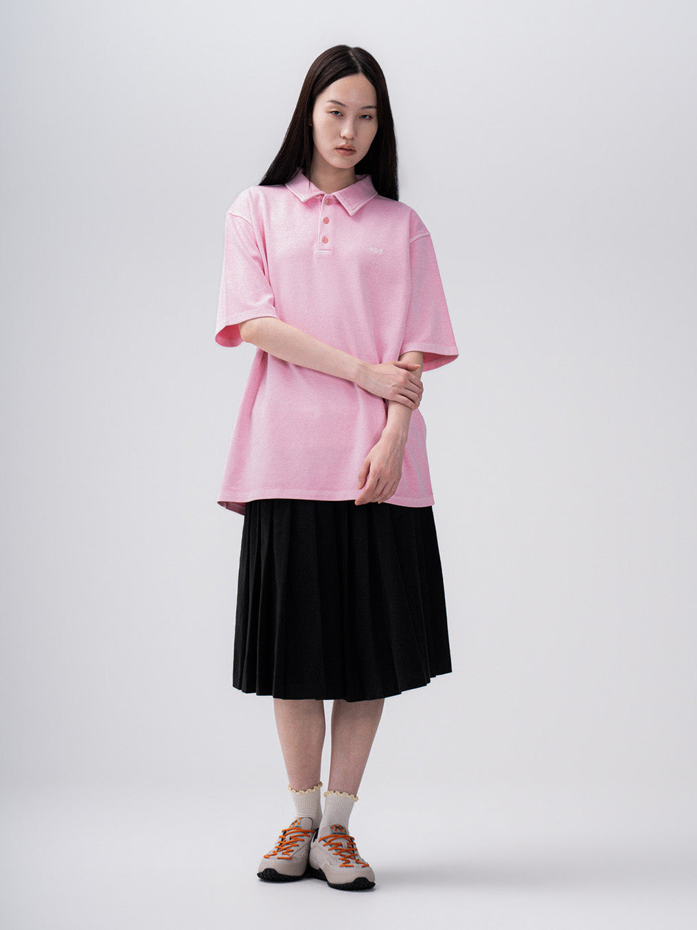 Sel Pigment Polo Tee (Pink)