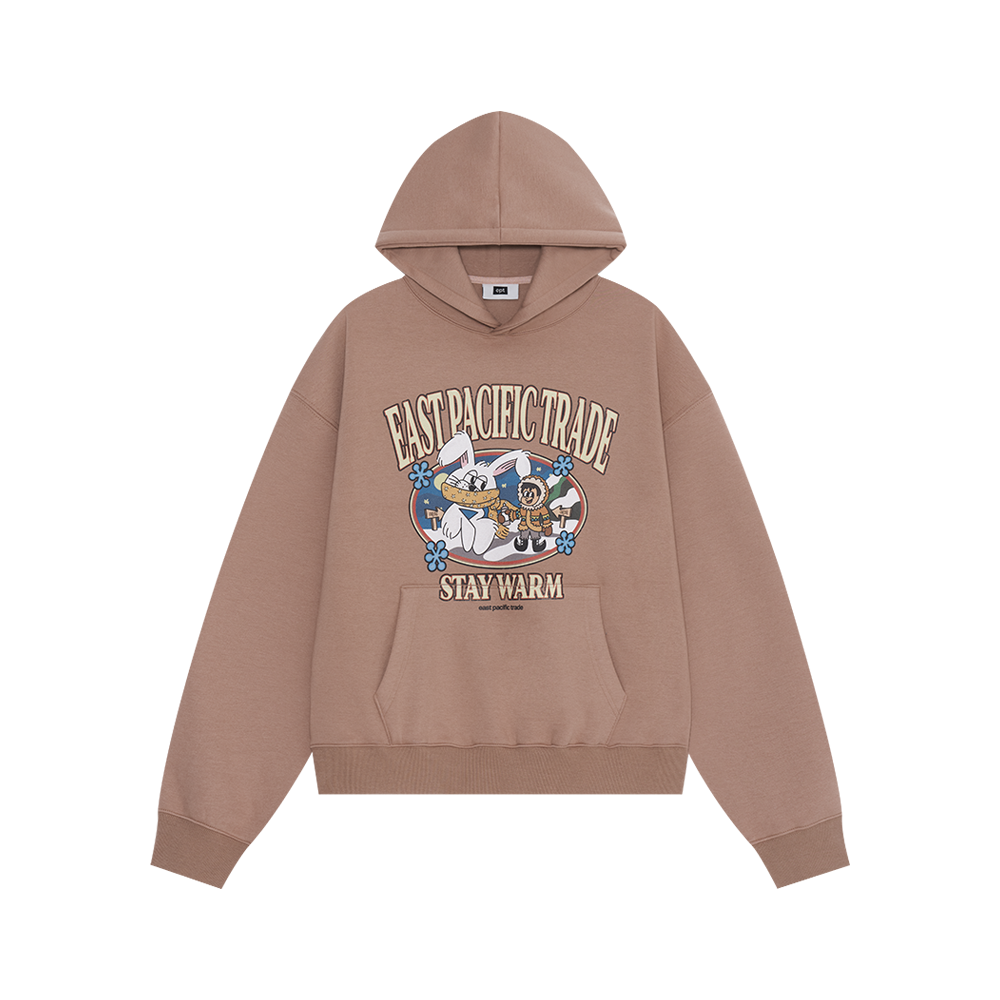Snow Land Hoodie (L/Brown)