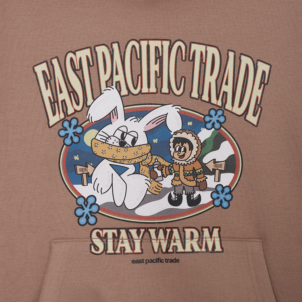Snow Land Hoodie (L/Brown)