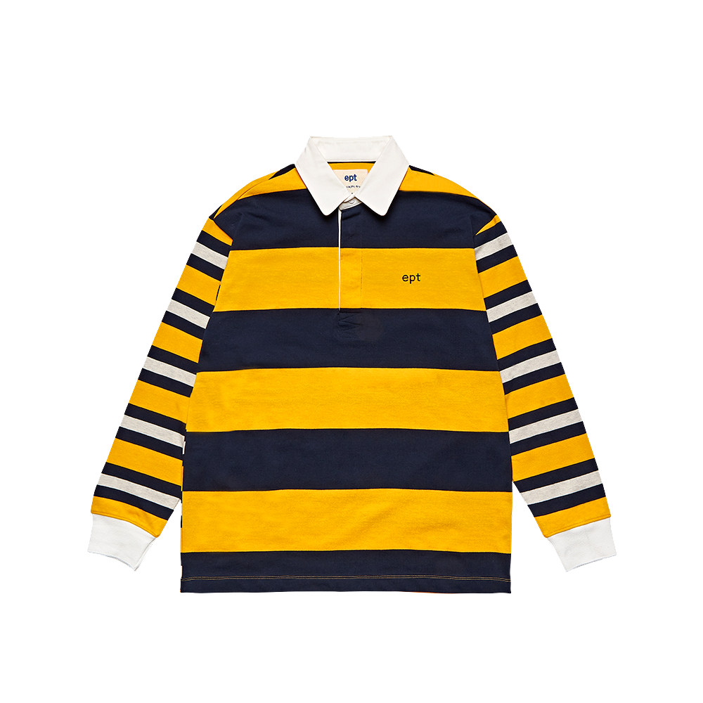 Stripe Rugby Shirt (Yellow) – EPT - Main Image