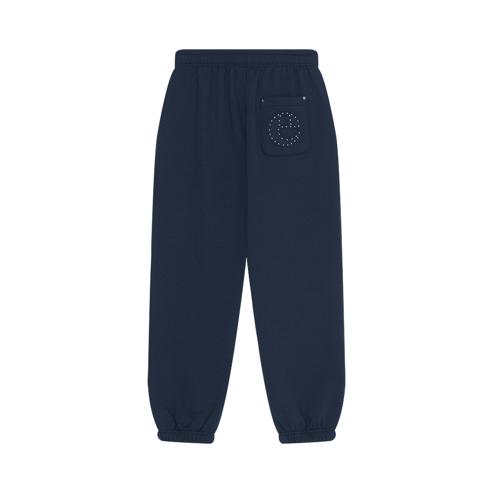 Studded Jogger Pants (Navy)