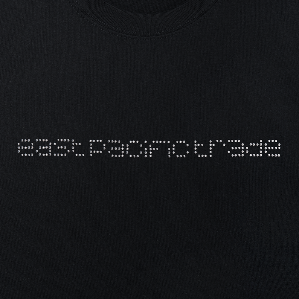 Studded Logo T-Shirt (Black)