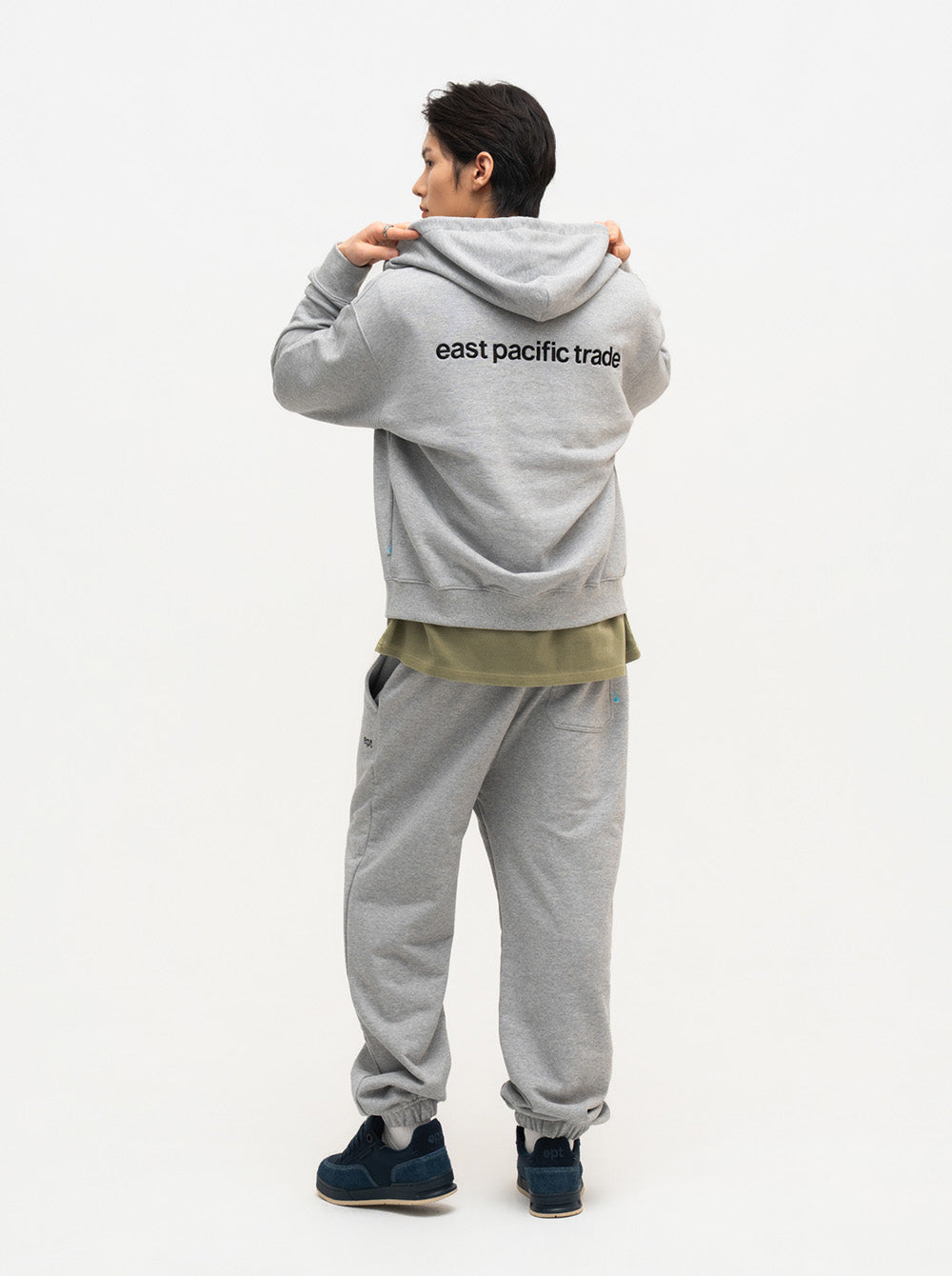 Triangle Flag Sweat Pants (H/Grey)