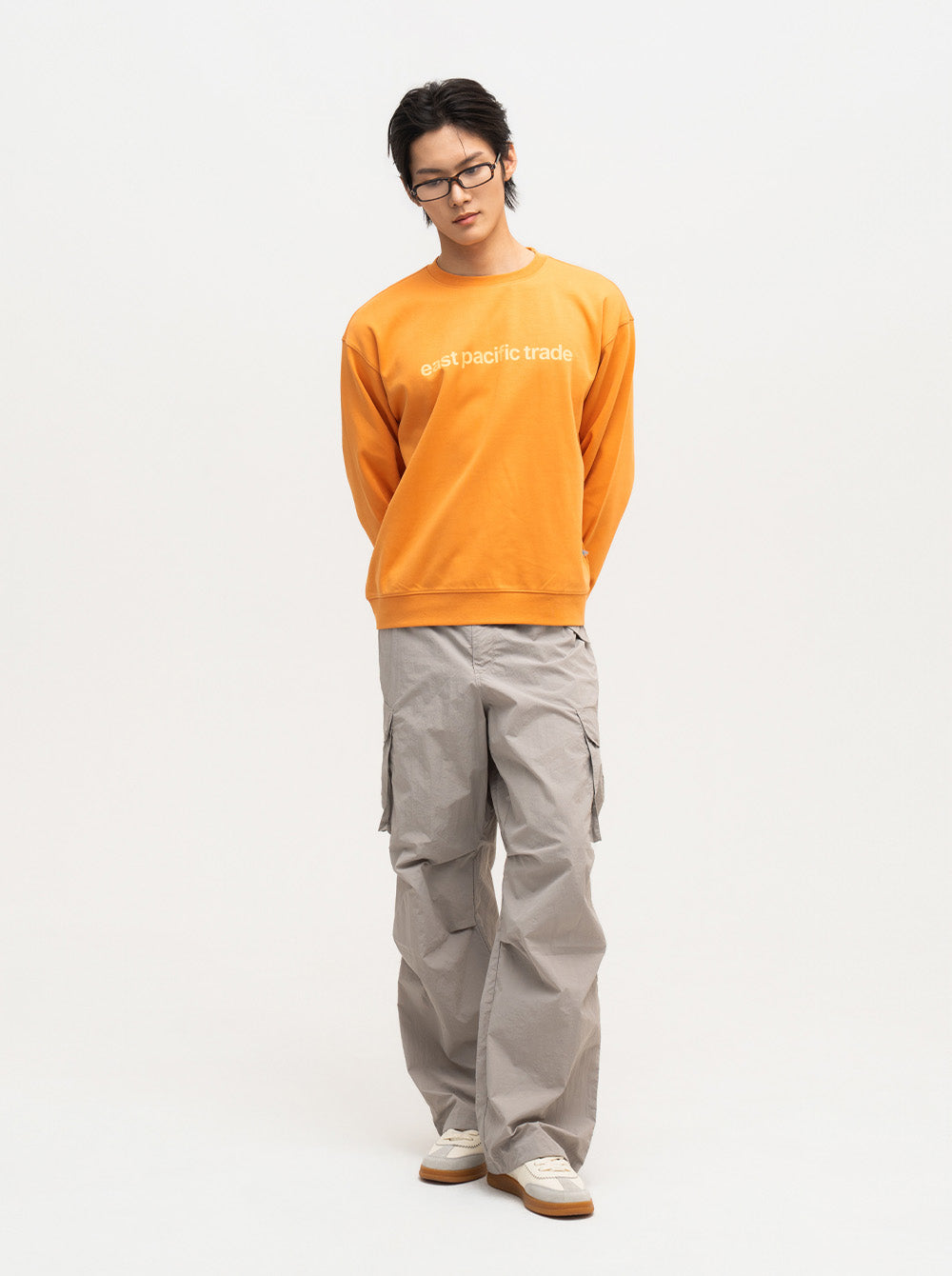 Triangle Flag Sweat Shirt (Orange)