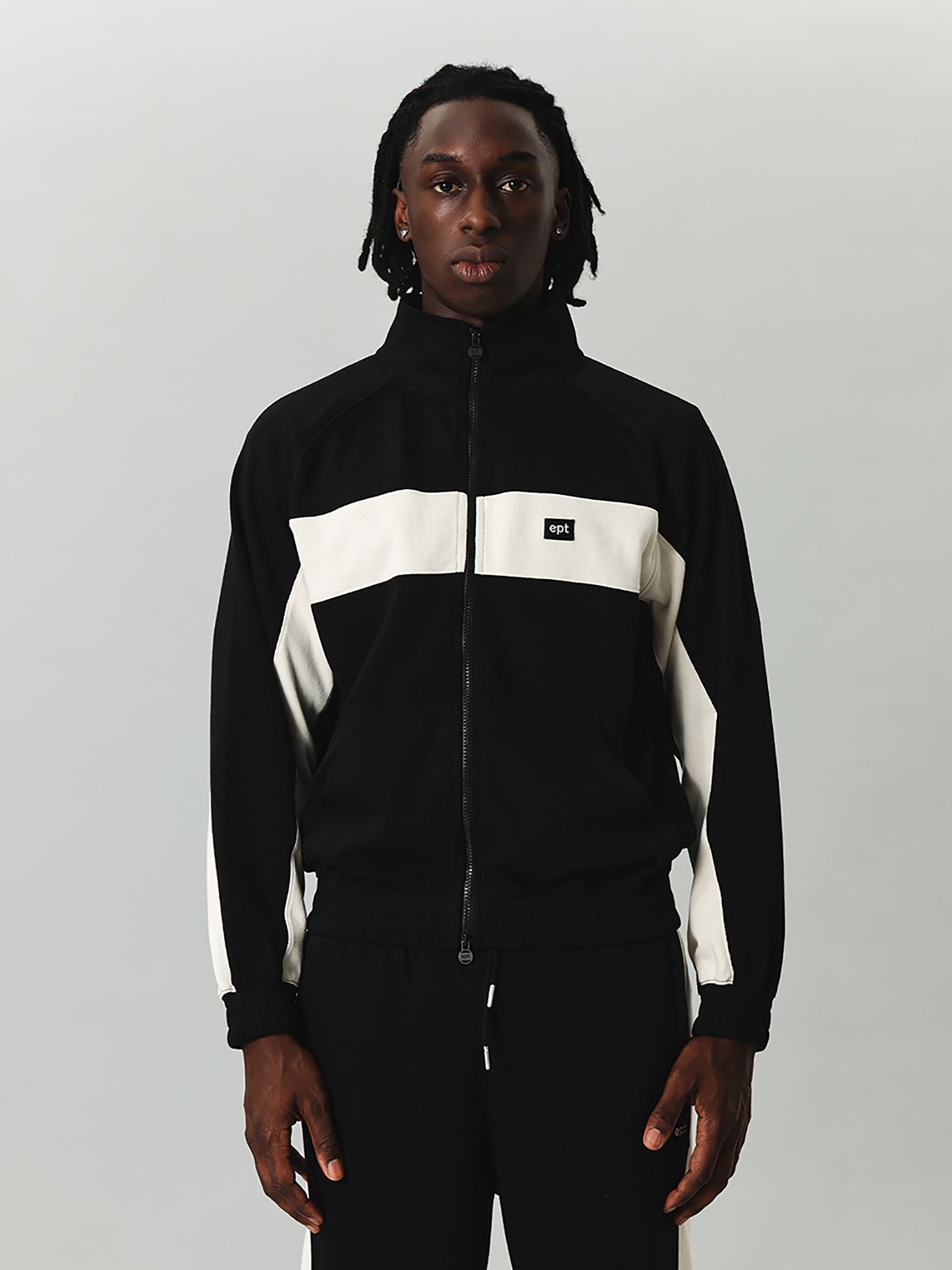 Black Track Zipup (Black)