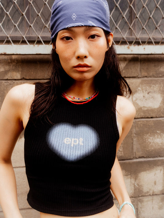 Heart Nibble Sleeveless (Black)