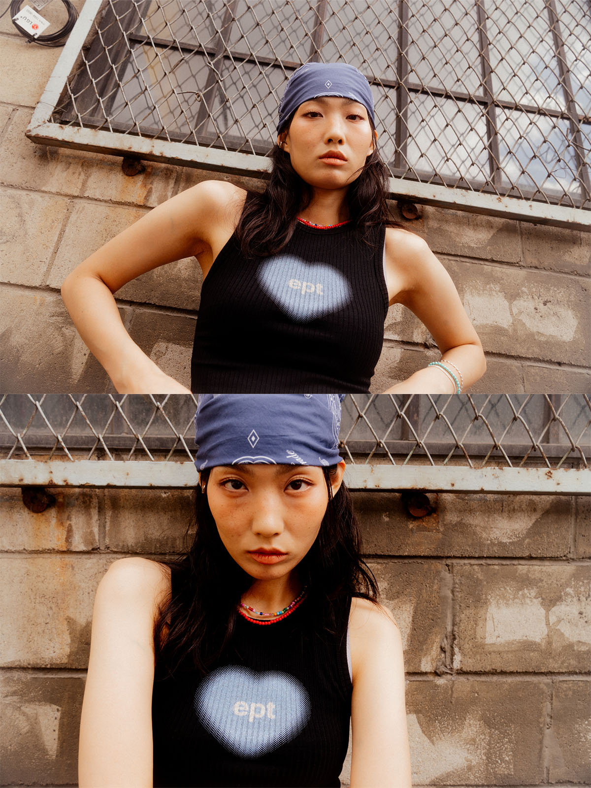 Heart Nibble Sleeveless (Black)