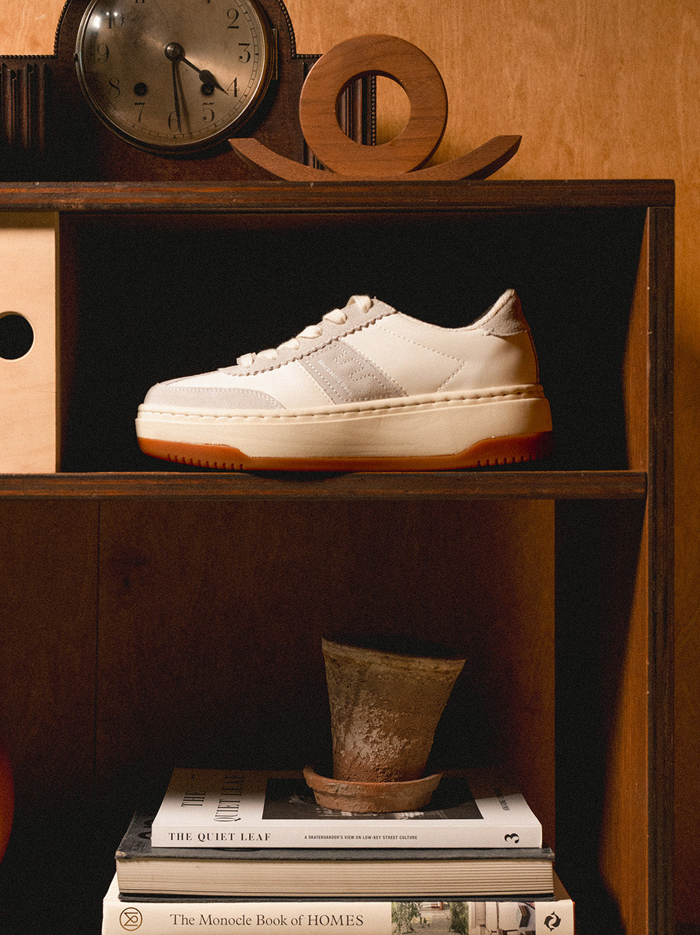 Santos High (Off White/Grey)