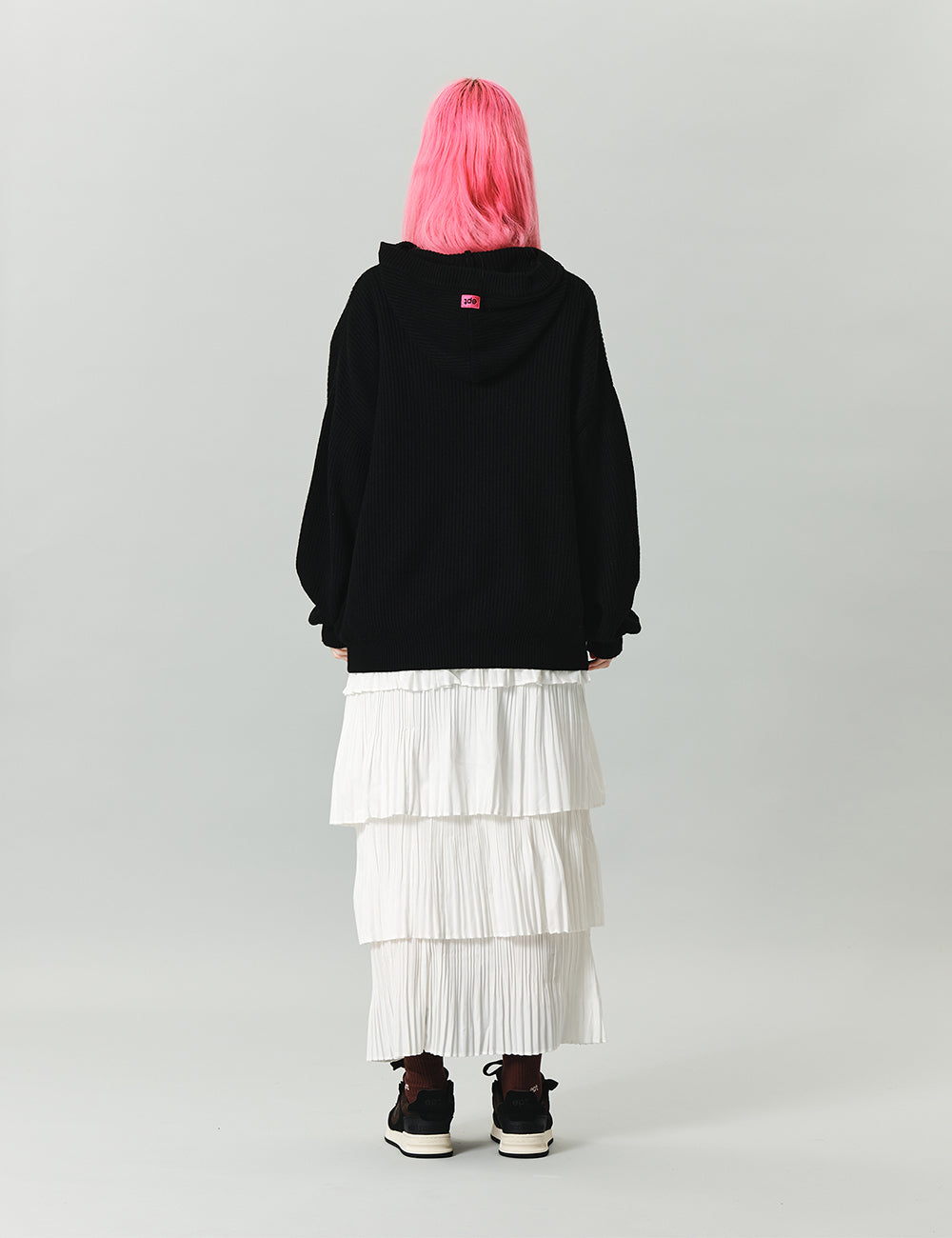 Knit Hoodie (Black)