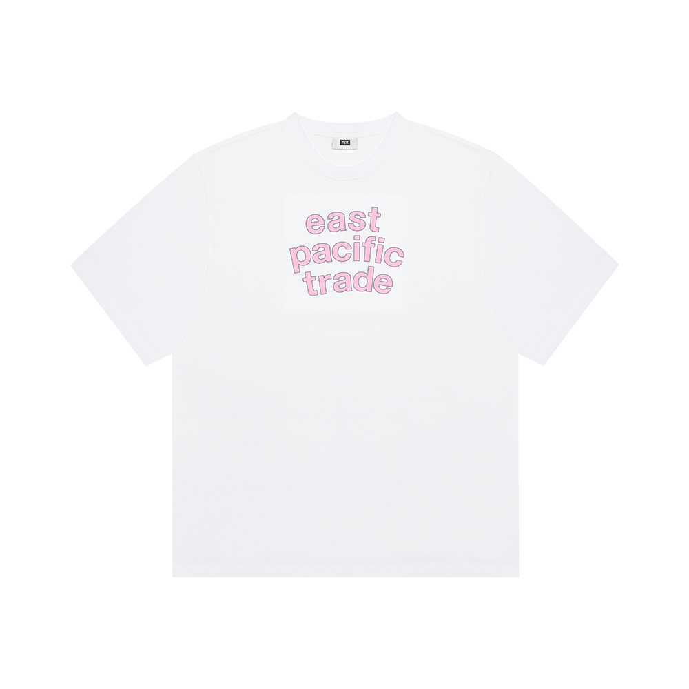 Arch T-Shirt (White/Pink)