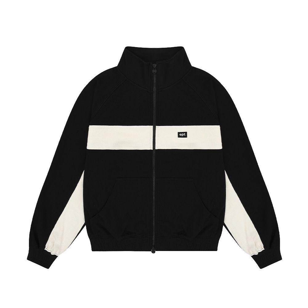 Black Track Zipup (Black)