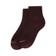 Back Point Short Socks (Burgundy)