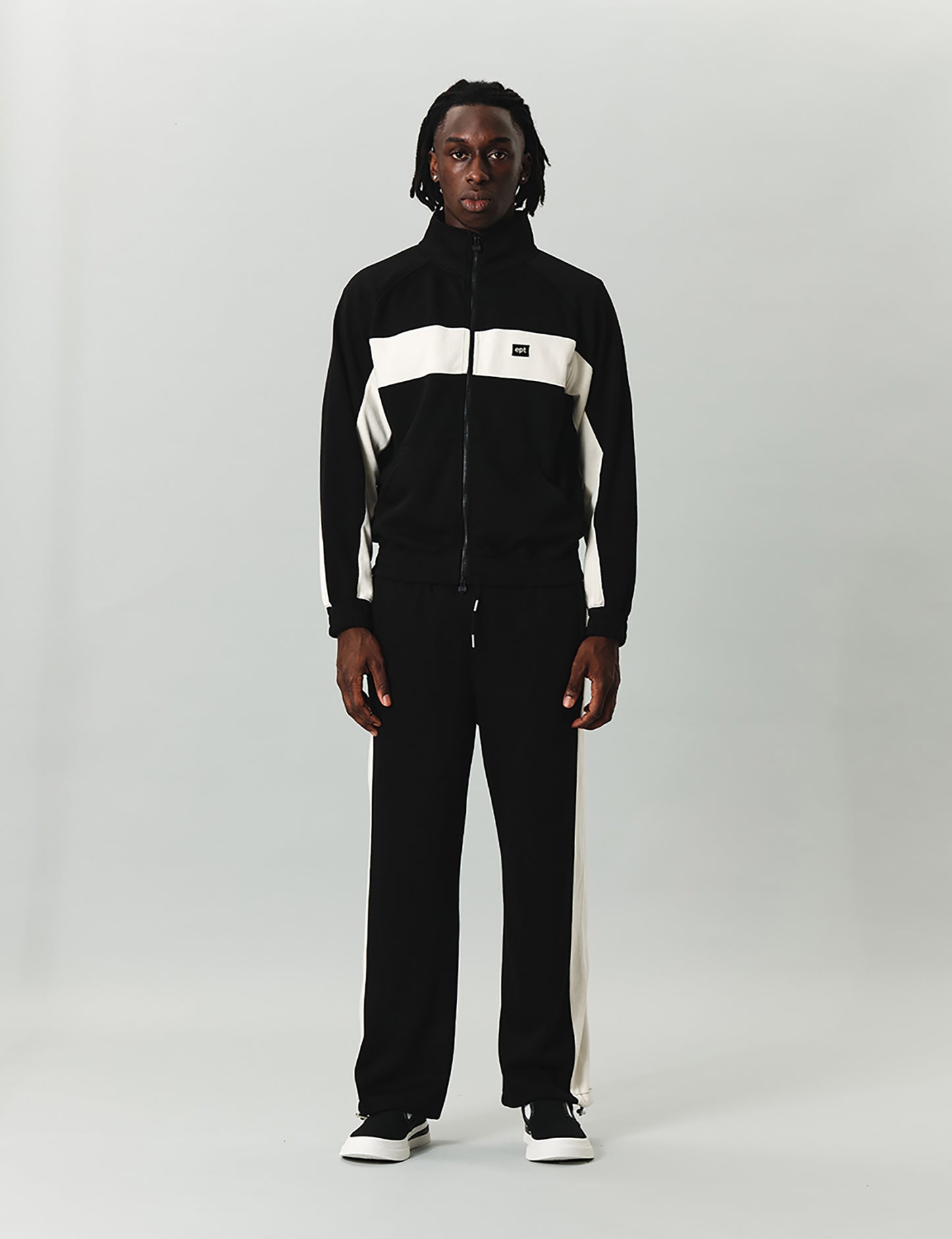 Black Track Zipup (Black)