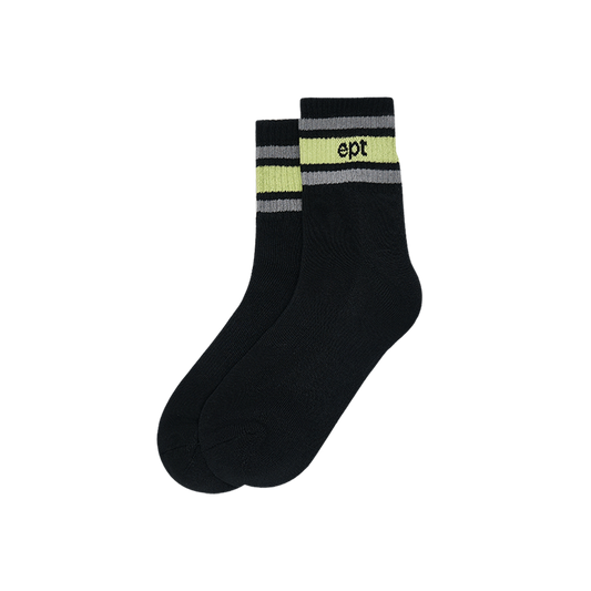 Bold Ankle Socks (Black)