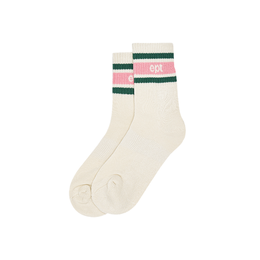 Bold Ankle Socks (Cream)