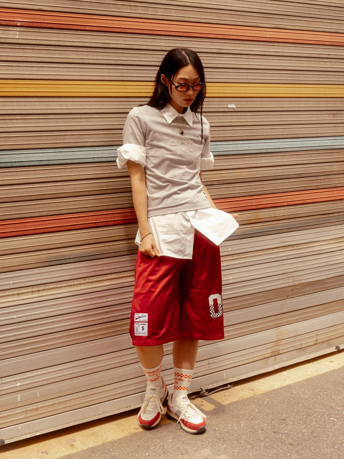 Boston (Off White/Red)