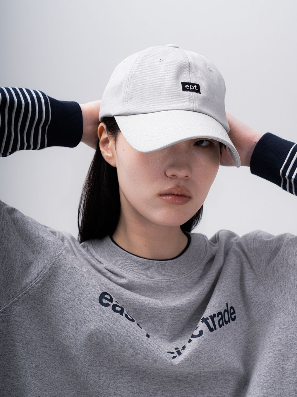 Box Logo String Cap (Grey)