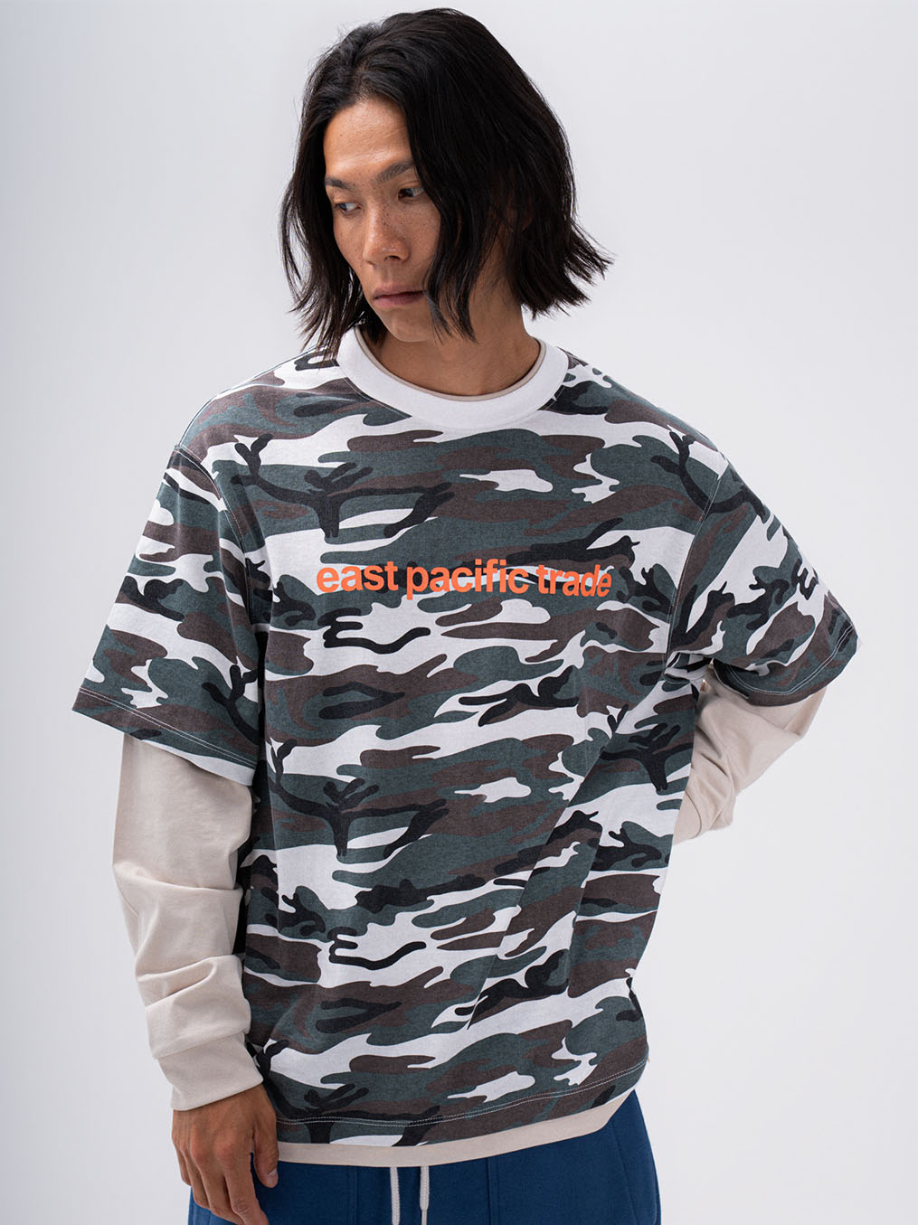 Camo Layered T-Shirt (Camo)